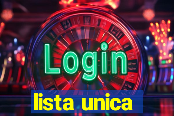 lista unica